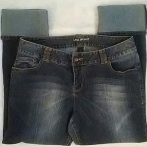 Lane Bryant Cuff Leg Stretch Jeans